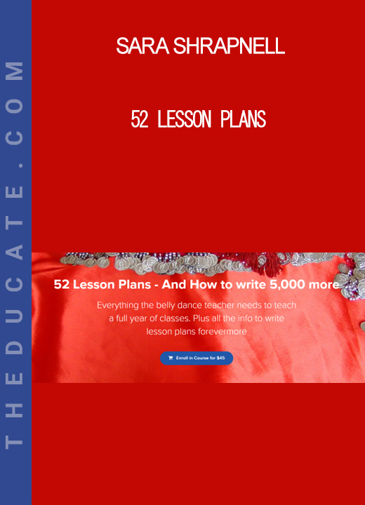 Sara Shrapnell - 52 Lesson Plans