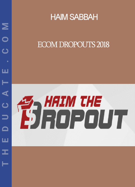 Haim Sabbah - Ecom Dropouts 2018