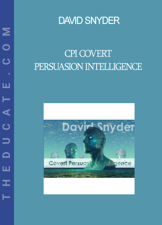 David Snyder - CPI Covert Persuasion Intelligence