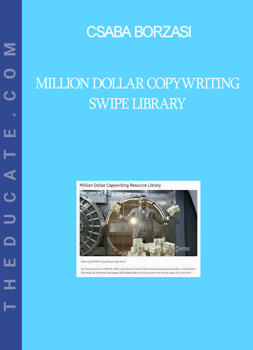 Csaba Borzasi - Million Dollar Copywriting Swipe Library