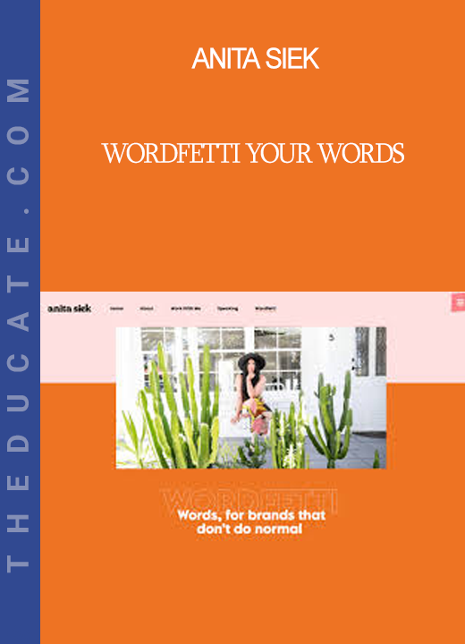 Anita Siek - Wordfetti Your Words