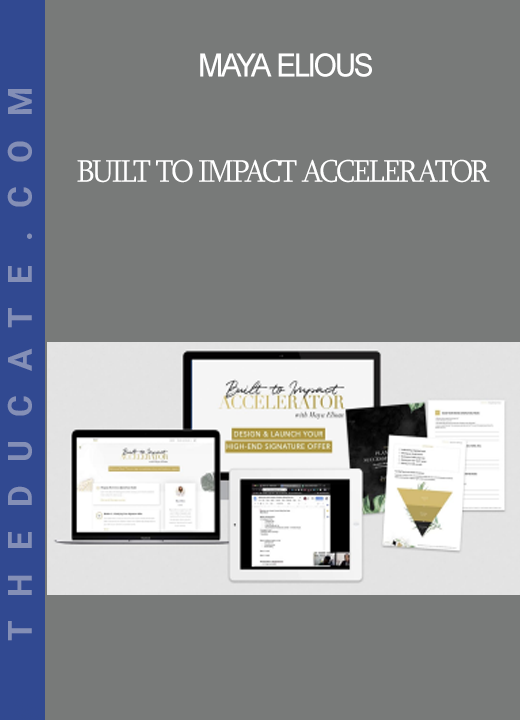 Maya Elious - Built To Impact Accelerator