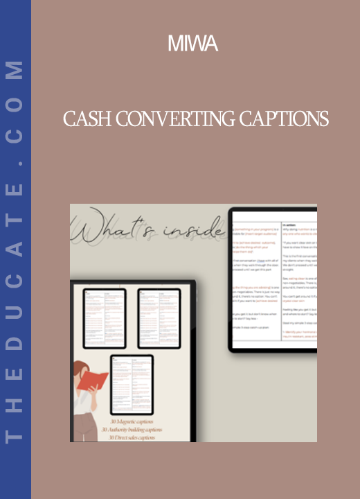 MIWA - Cash Converting Captions